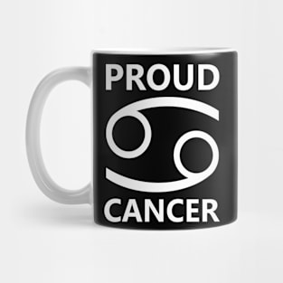 Proud Cancer White Mug